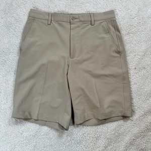 FootJoy Shorts Mens 32 Golf Tan knit Stretch Performance Athletic 112349
